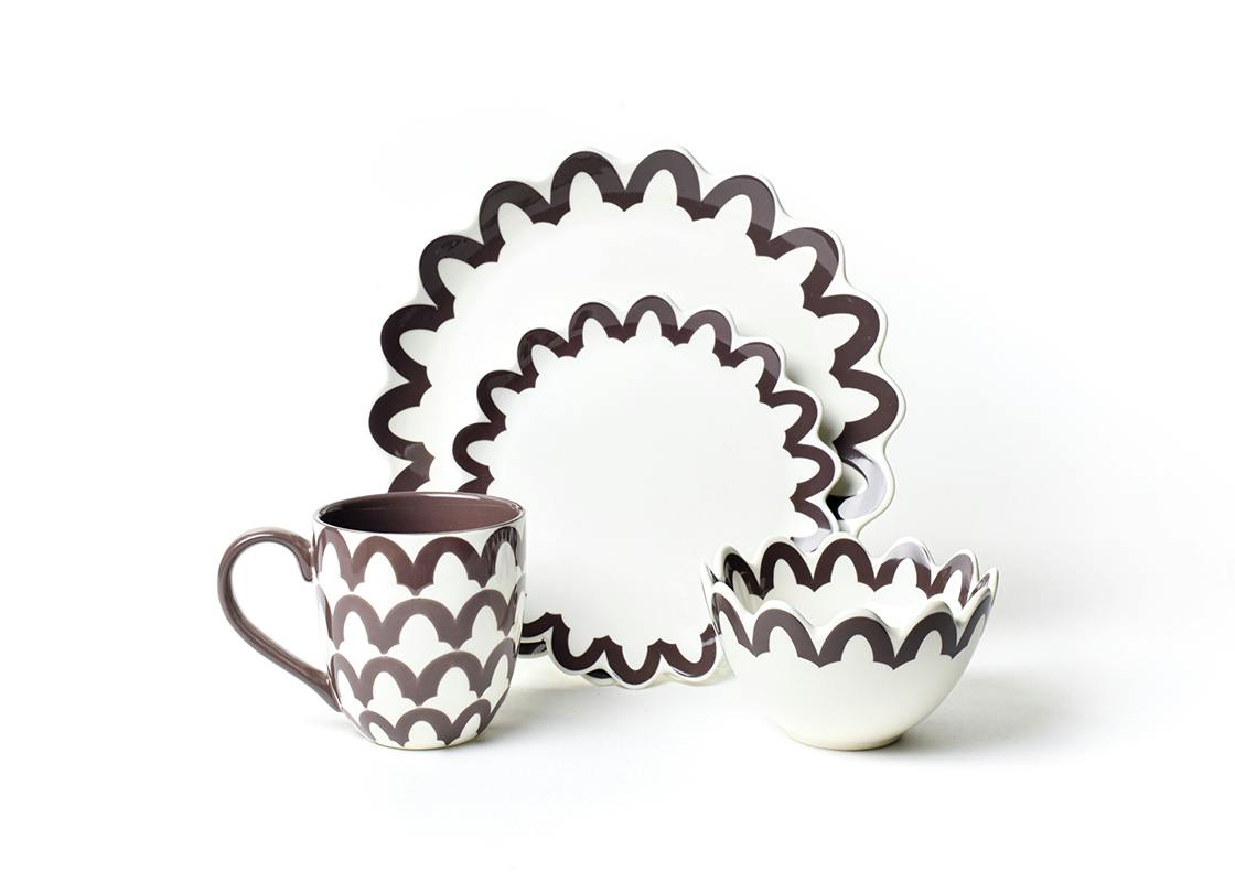 Russet Arabesque 4 Piece Place Setting