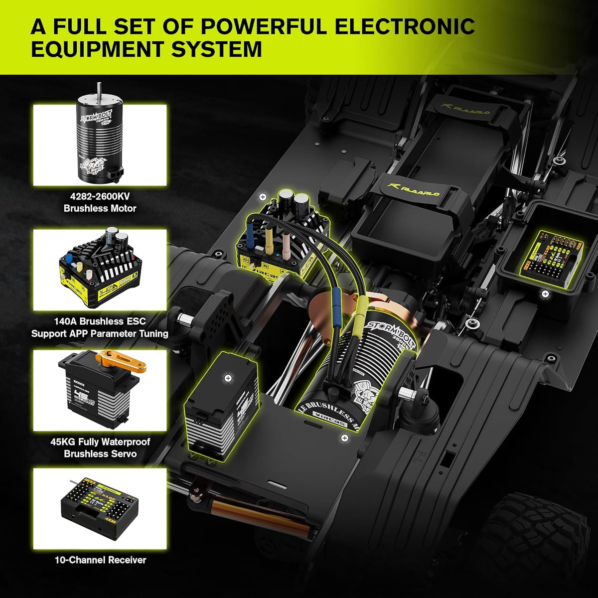 1/7 Scale Professional Differential Climbing Car (battery not included) - LTK07