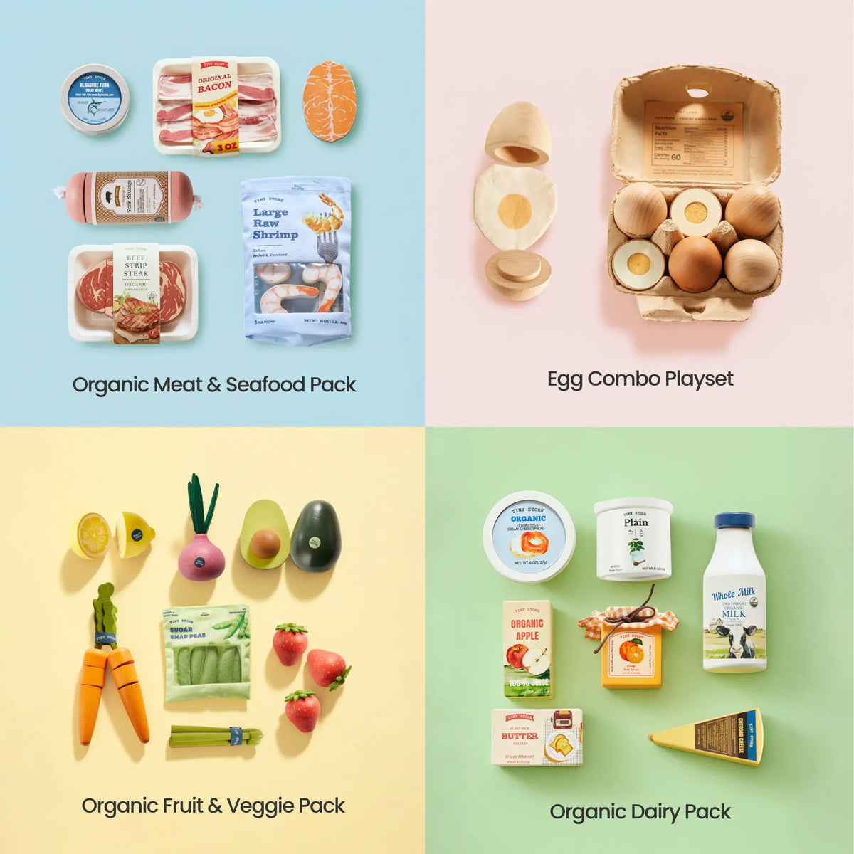 Tiny Land® Farm-to-Table Play Set: Interactive Kitchen, Storage Fridge & Organic Food Collection