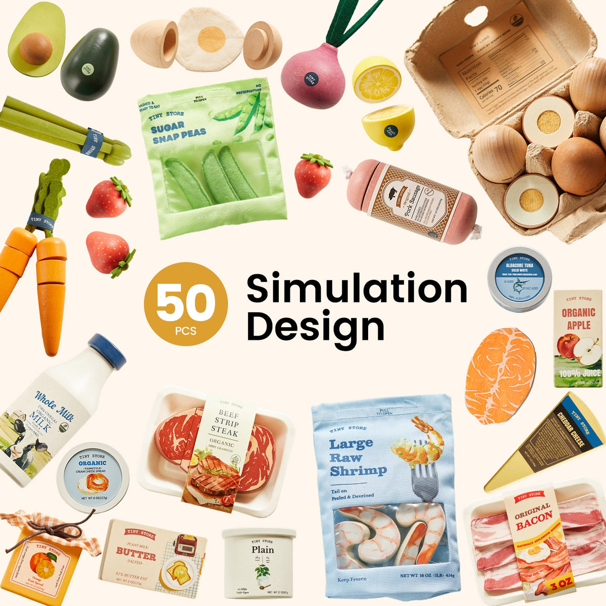 Tiny Land® Organic Play Food Collection