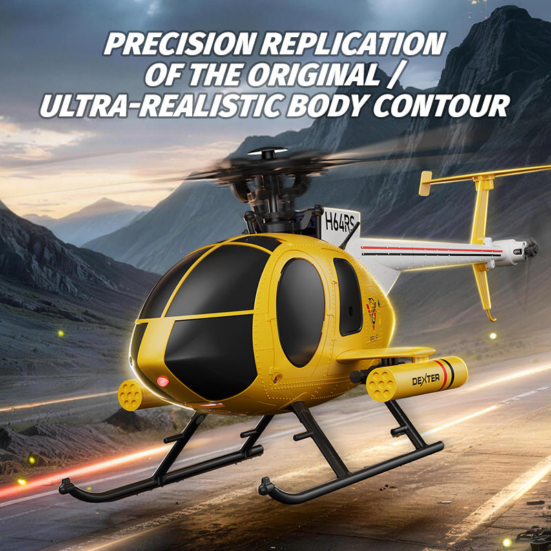 6-Channel RC Helicopter/Drone with One-Key Inverted Flight and Barometric Altitude Hold--AJ01