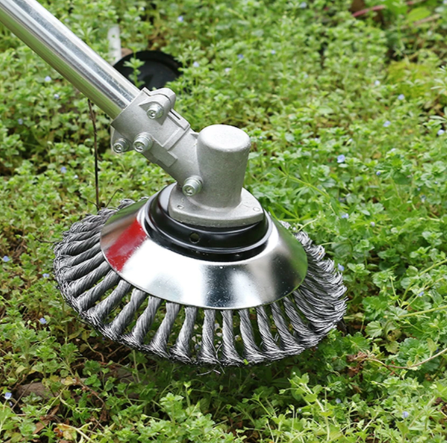Carbon Steel Weed Brush & Trimmer – Paving Crack Weed Remover for Patio, Deck & Driveway