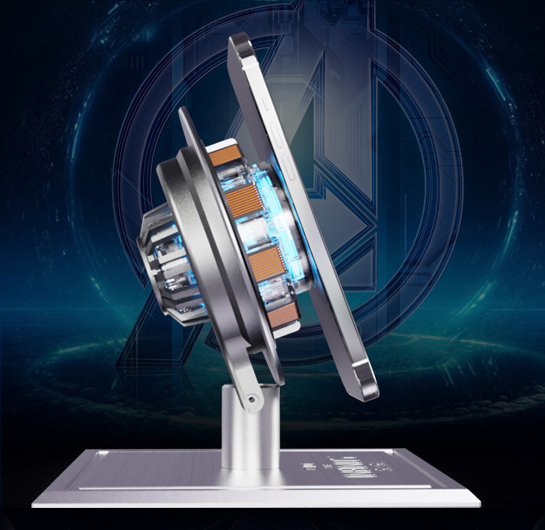 US | Iron Man Arc Reactor Wireless Charger | Collectible Gift | 15W Qi Fast Charging