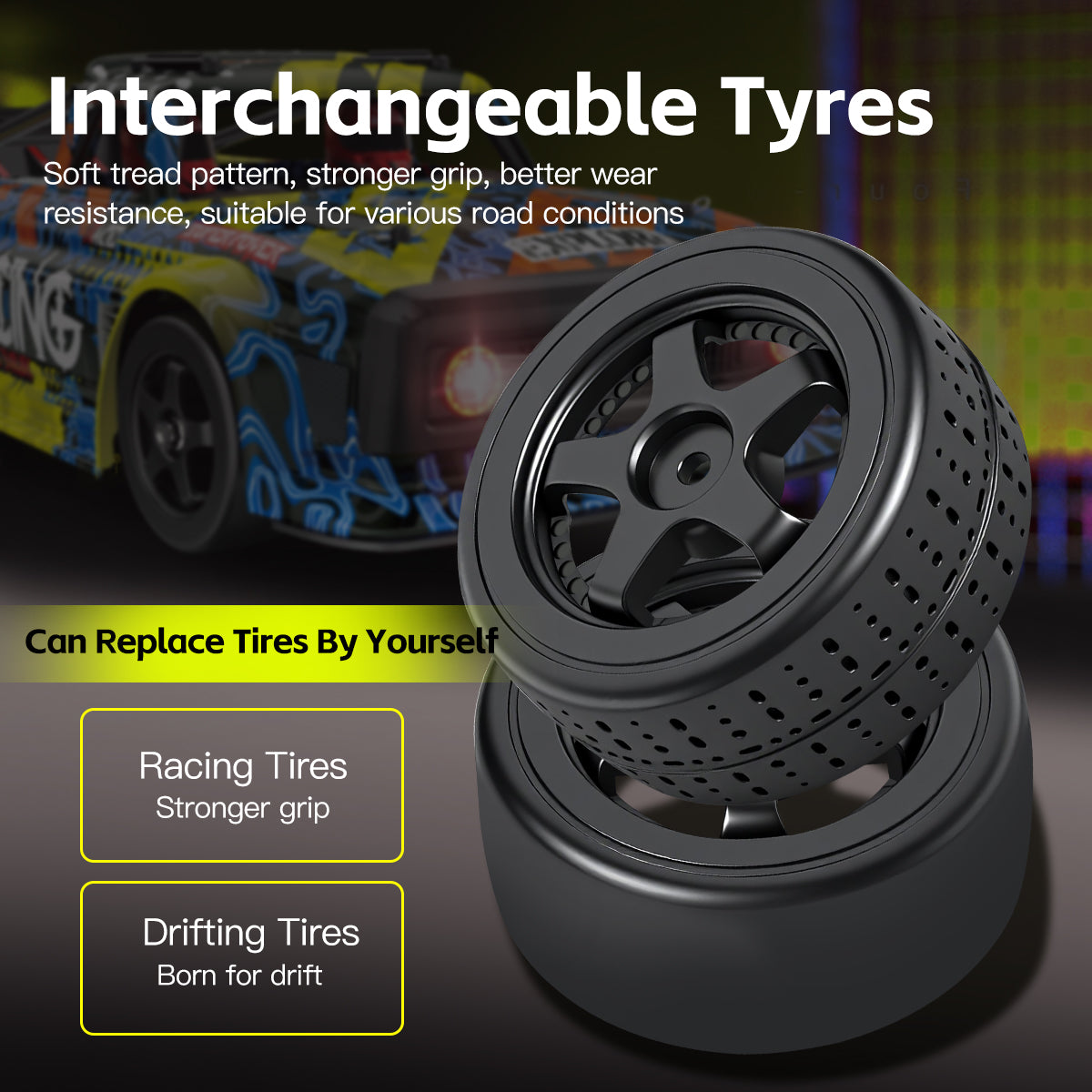 1:12 2.4G Brushless Motor Remote Control High-Speed Car 60 km/h - WLY13