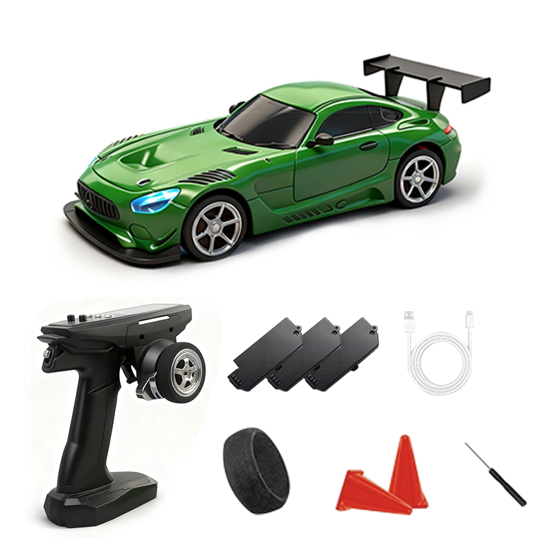 1/43 scale alloy mini AMG desktop drift car with gyroscope - TCY22