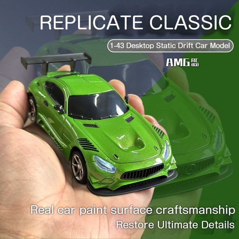1/43 scale alloy mini AMG desktop drift car with gyroscope - TCY22