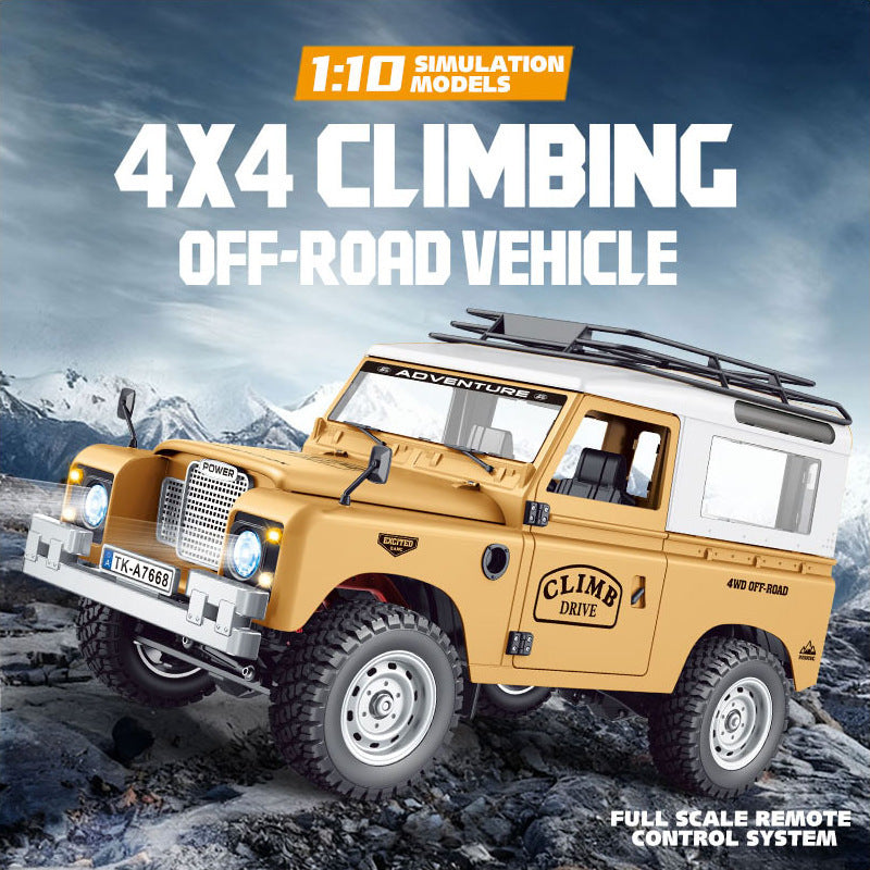 1/10 Scale 4WD Mechanical-Shift Defender RC Crawler-1001