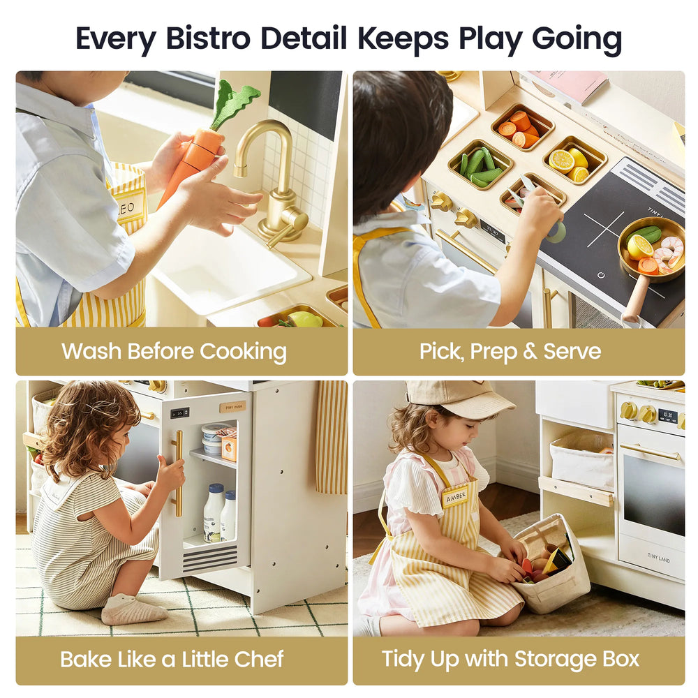 Tiny Land® BistroSwitch Kitchen & Fridge Set