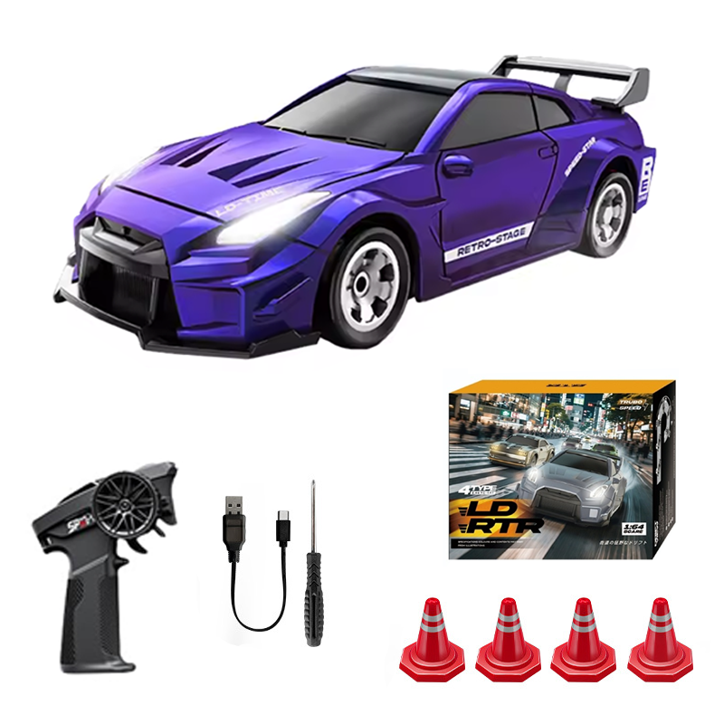 1/64 scale full-scale beginner 4WD desktop drift car - TCY1