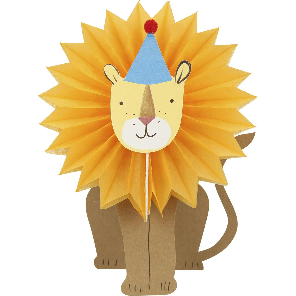 Honeycomb Lion Blank Card