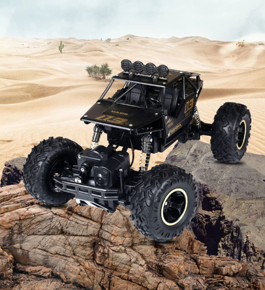 Remote Control Monster Truck | 4x4 Off-Road RC Vehicle with All-Terrain Tires
