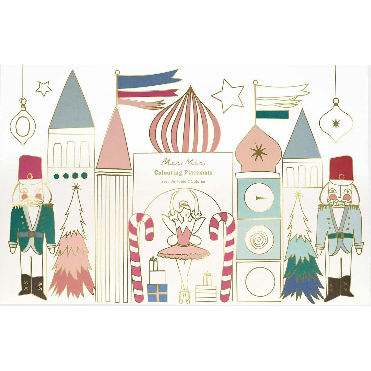 Nutcracker Coloring Placemats