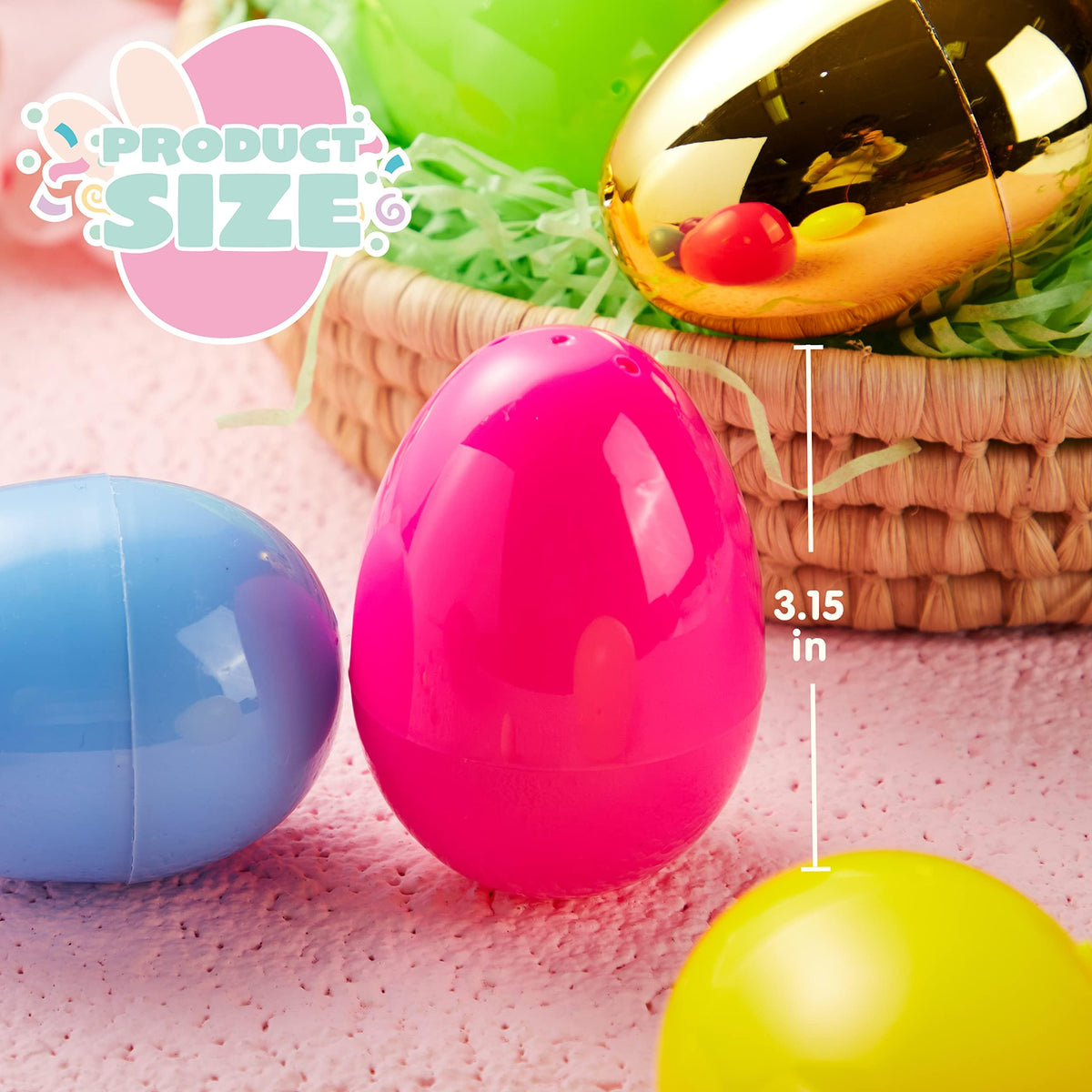 1000 PCs Large Empty Eggshells Fillable for Easter Hunt
