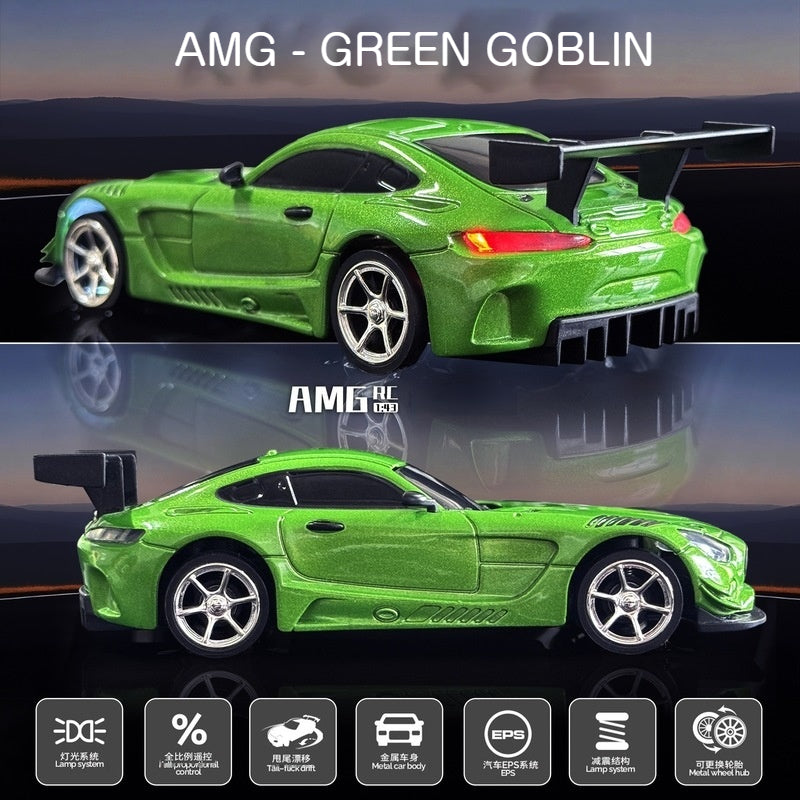 1/43 scale alloy mini AMG desktop drift car with gyroscope - TCY22