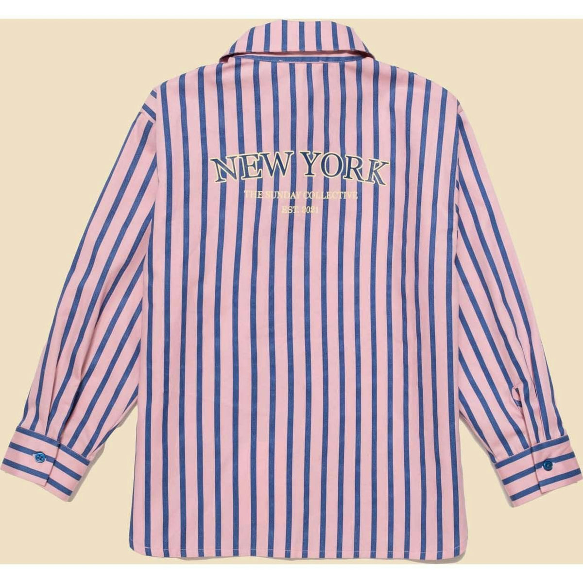 Stripe Button Down in Blue Note Stripe