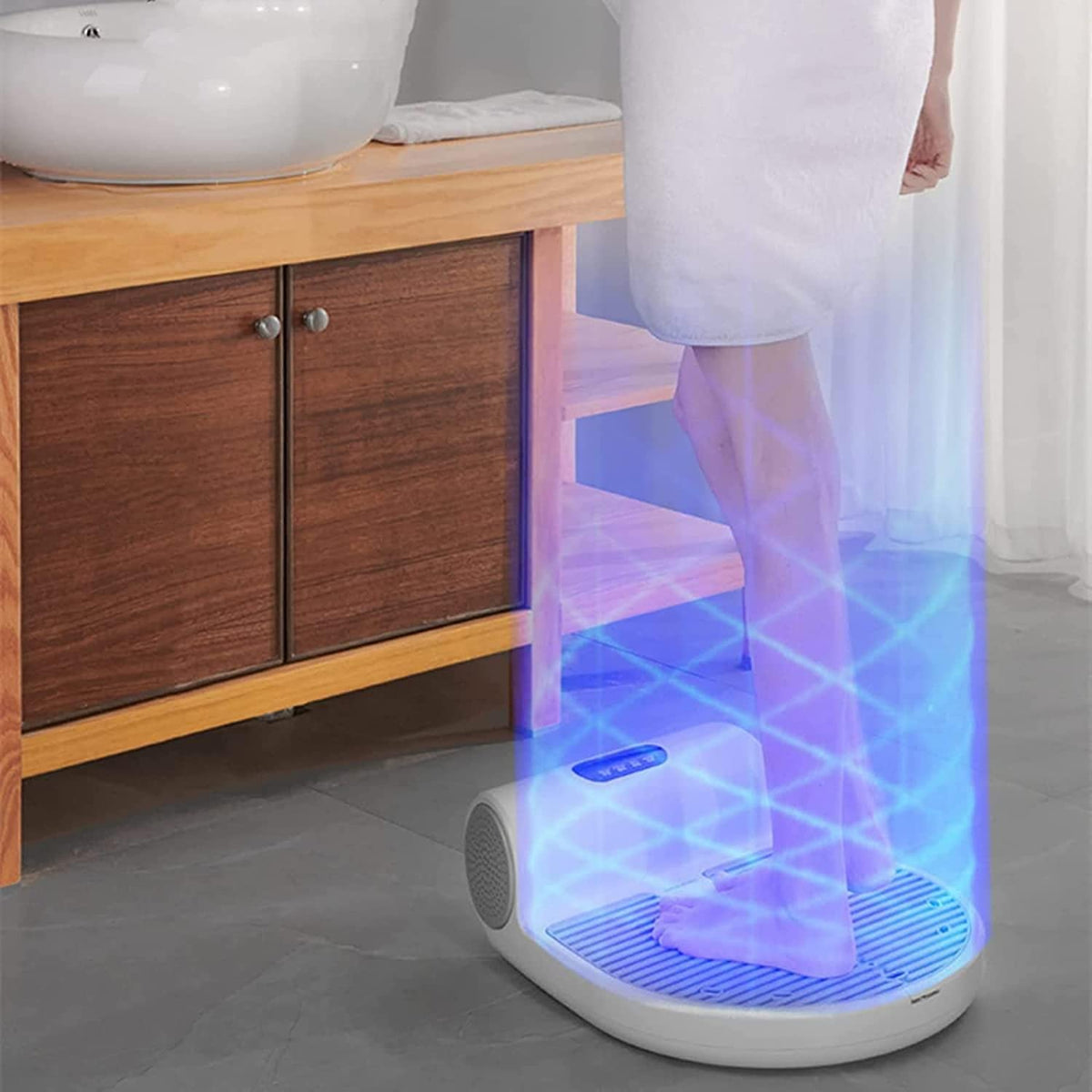 VIKRN Full Body Dryer After Shower,Negative Ions Body Heater Blow Dryer for Bathroom/Hotel Natural Warm Air Wind Body Dry for Bathroom/Hotel