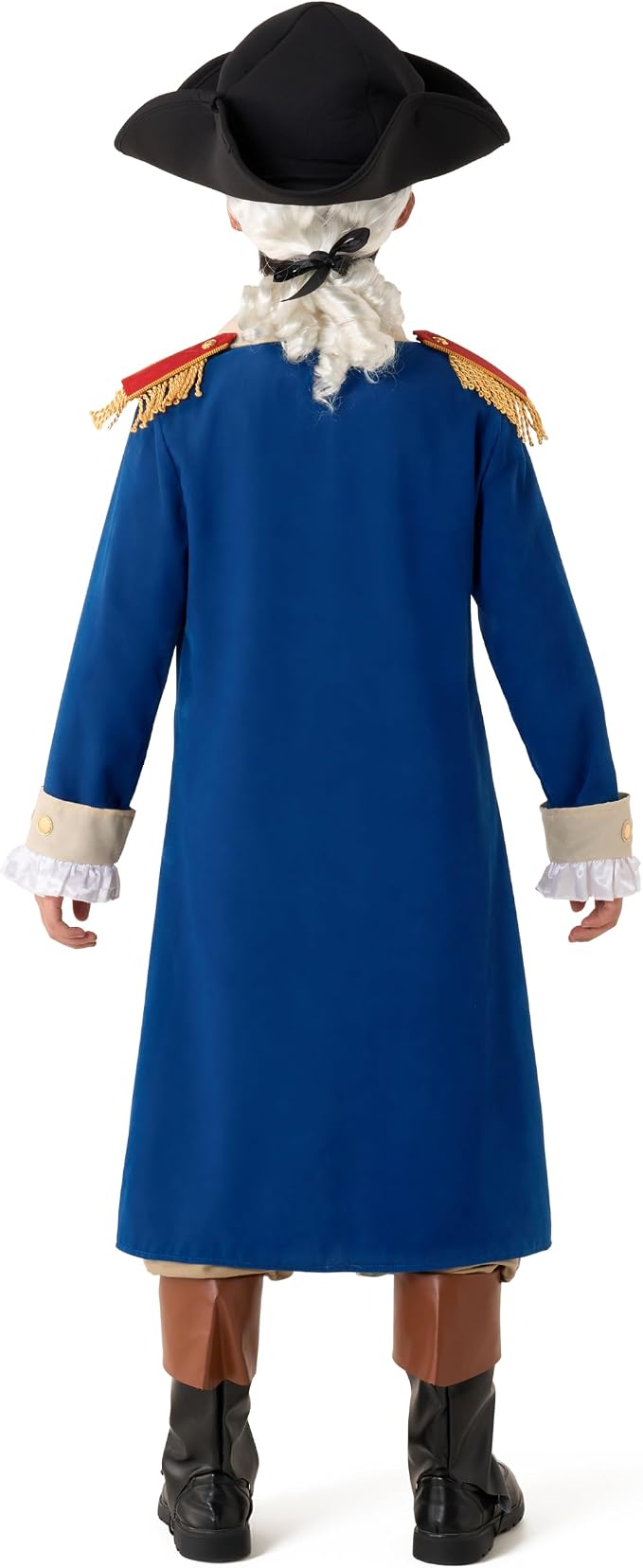 JOYIN Kids George Washington Costume - Colonial Halloween Outfit with Wig & Hat