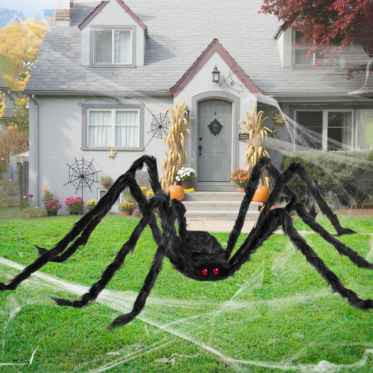 9Ft Halloween Spider Outdoor Decorations