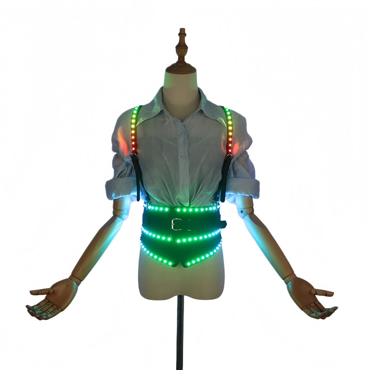 Women's LED Light-Up Waist Belt Harness
