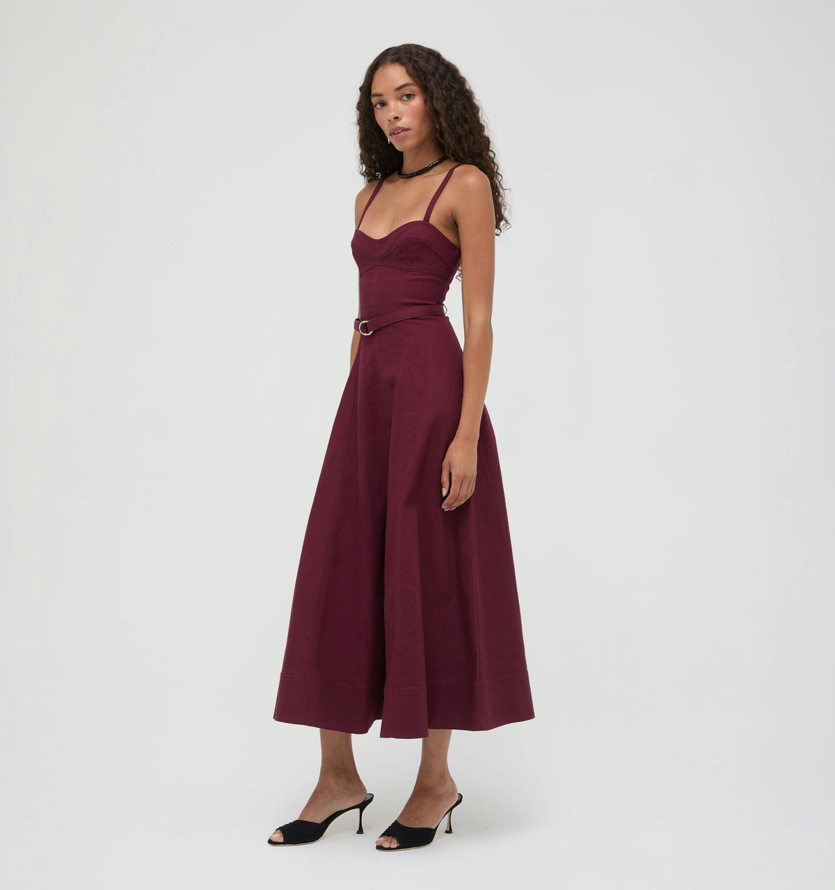 The Fiona Dress - Mulberry