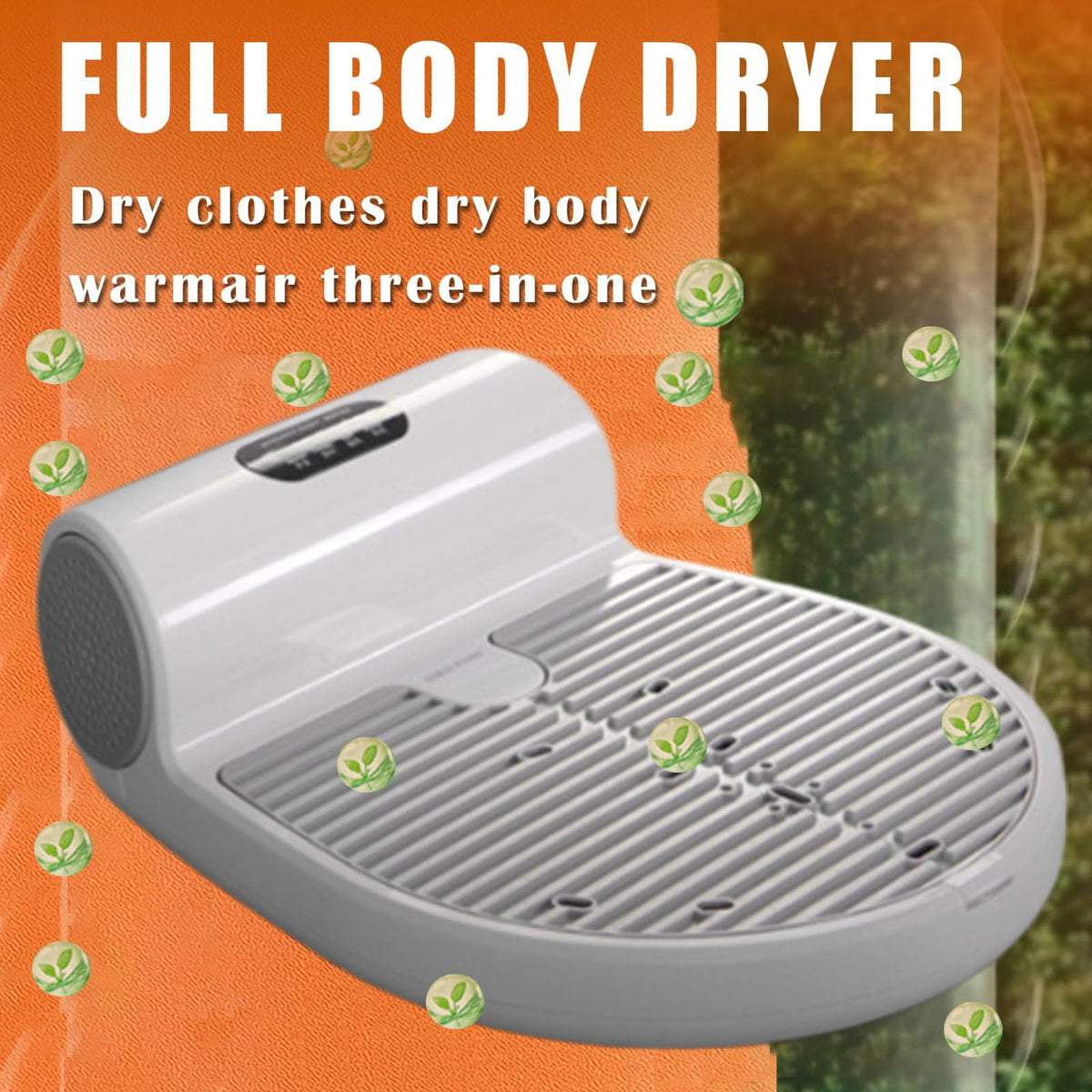 Full Body Dryer After Shower,Negative Ions Body Heater Blow Dryer for Bathroom/Hotel Natural Warm Air Wind Body Dry for Bathroom/Hotel