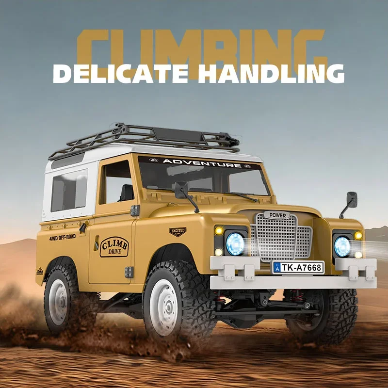 1/10 Scale 4WD Mechanical-Shift Defender RC Crawler-1001