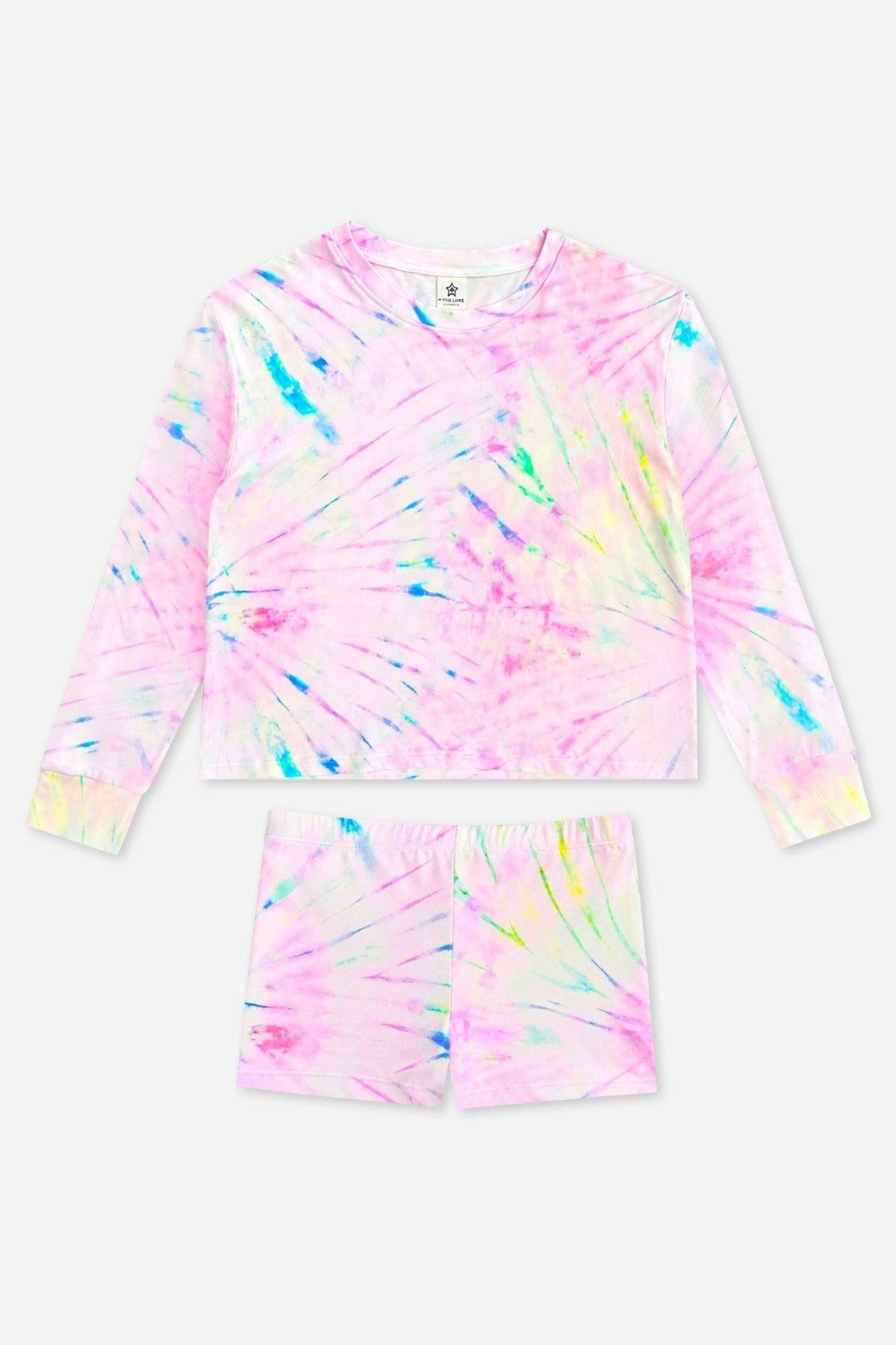 Simply Soft Long Sleeve Easy Tee & Tumble Short Lounge Set