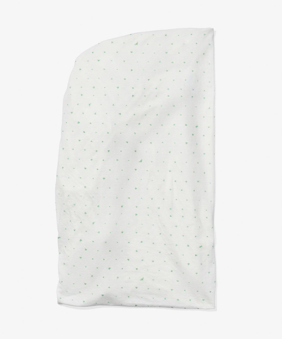 Crib Sheet, Seafoam Hearts