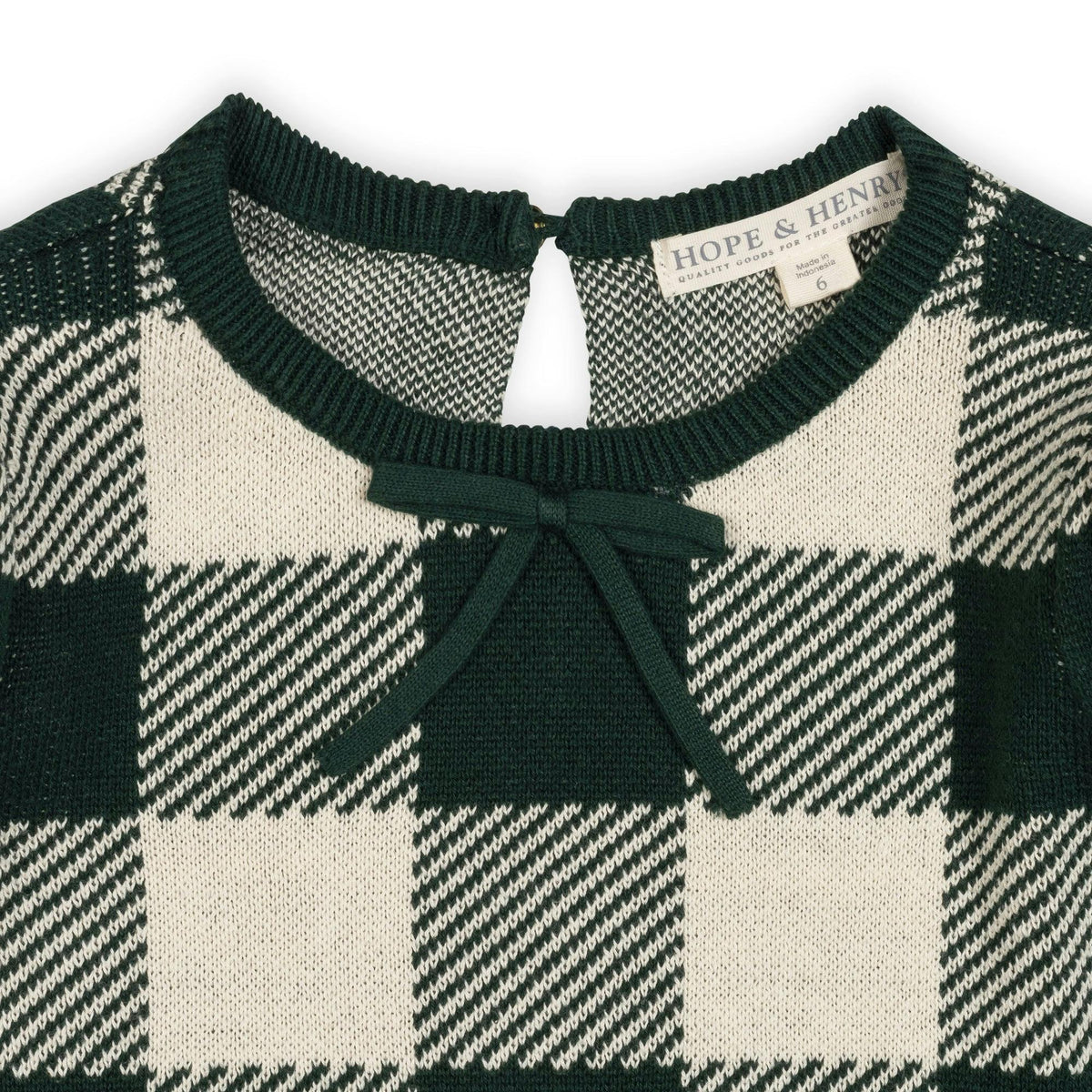 Organic Puff Sleeve Sweater Dress