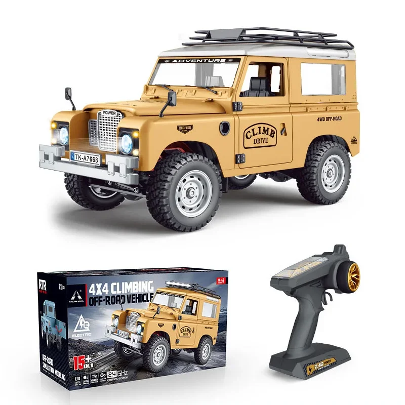 1/10 Scale 4WD Mechanical-Shift Defender RC Crawler-1001