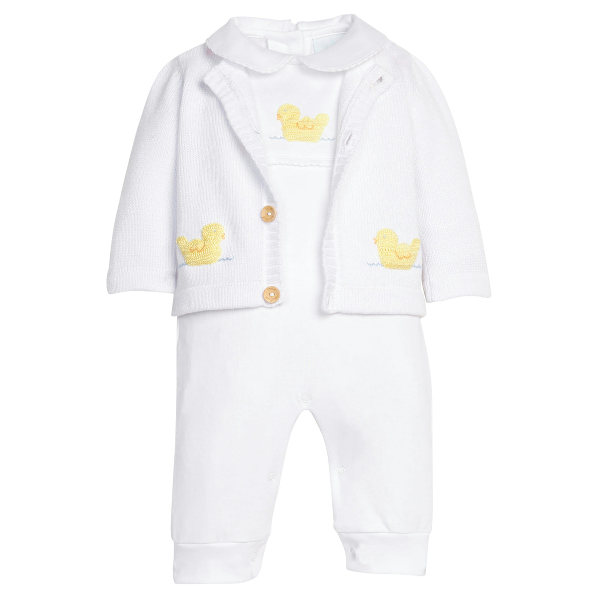Crochet Playsuit - Duck