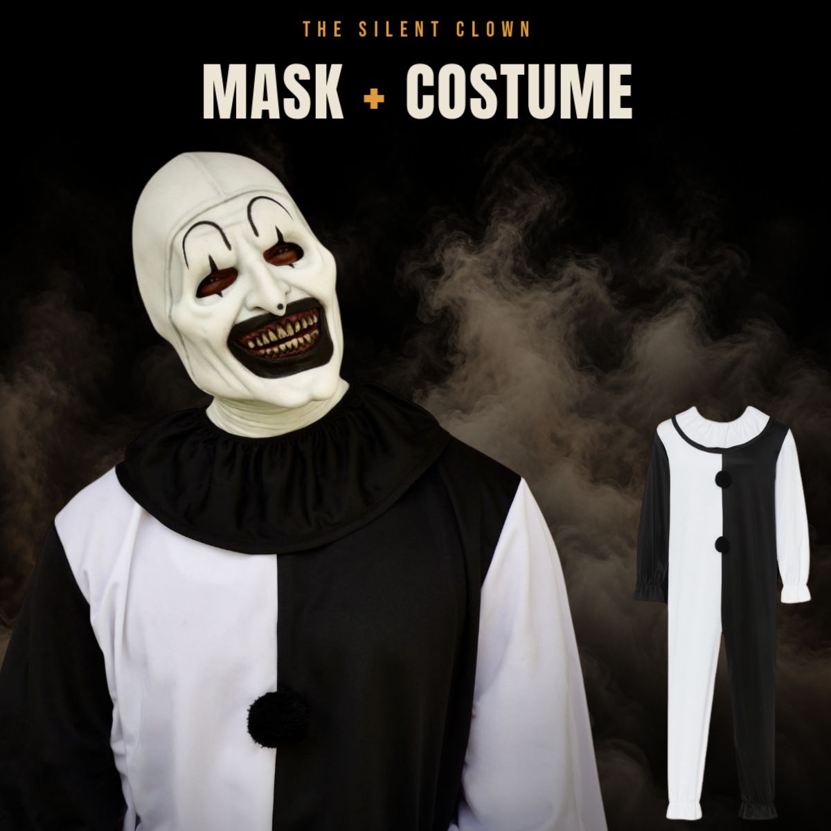 The Silent Clown Mask