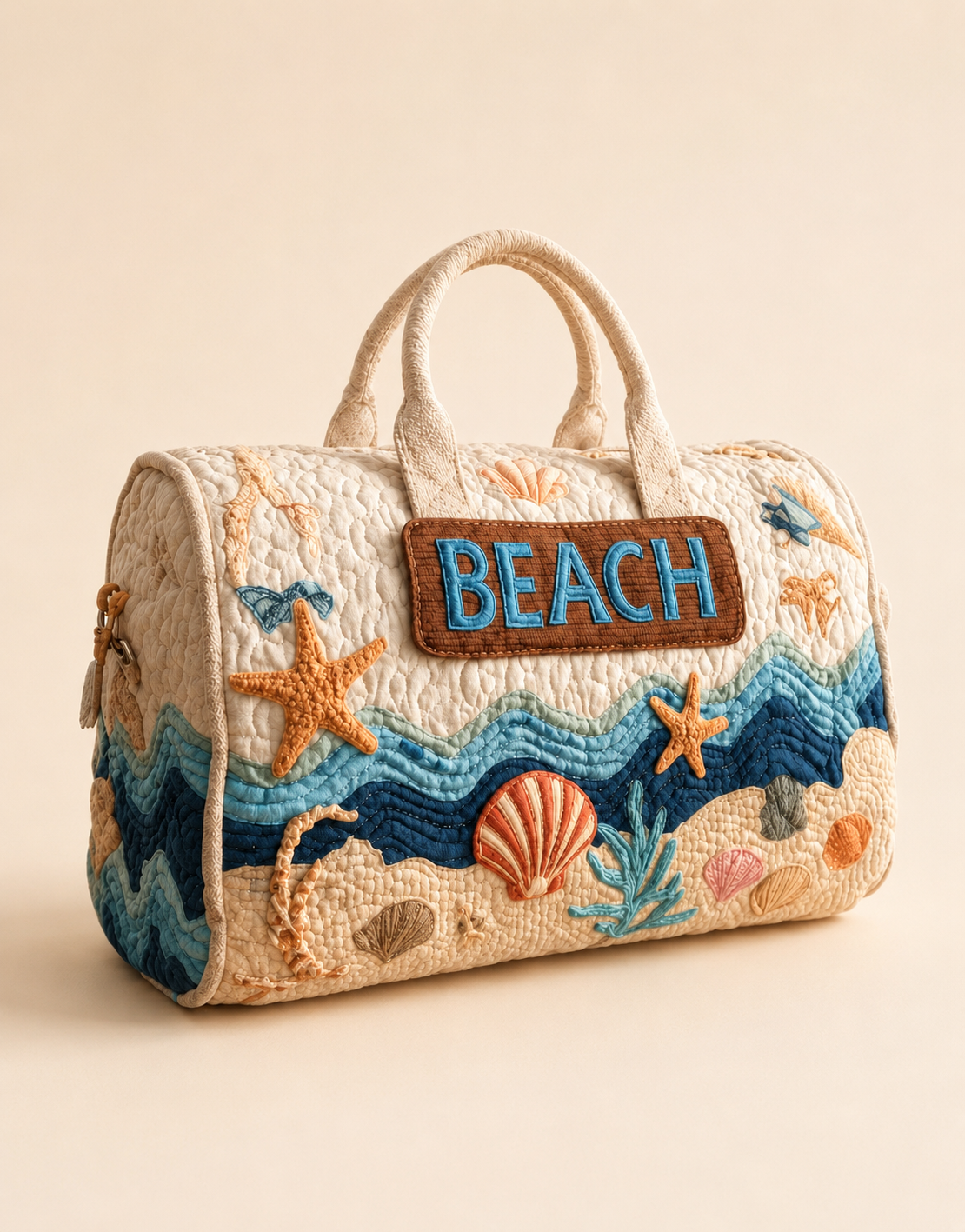 Hippie Van Quilted Duffle Bag