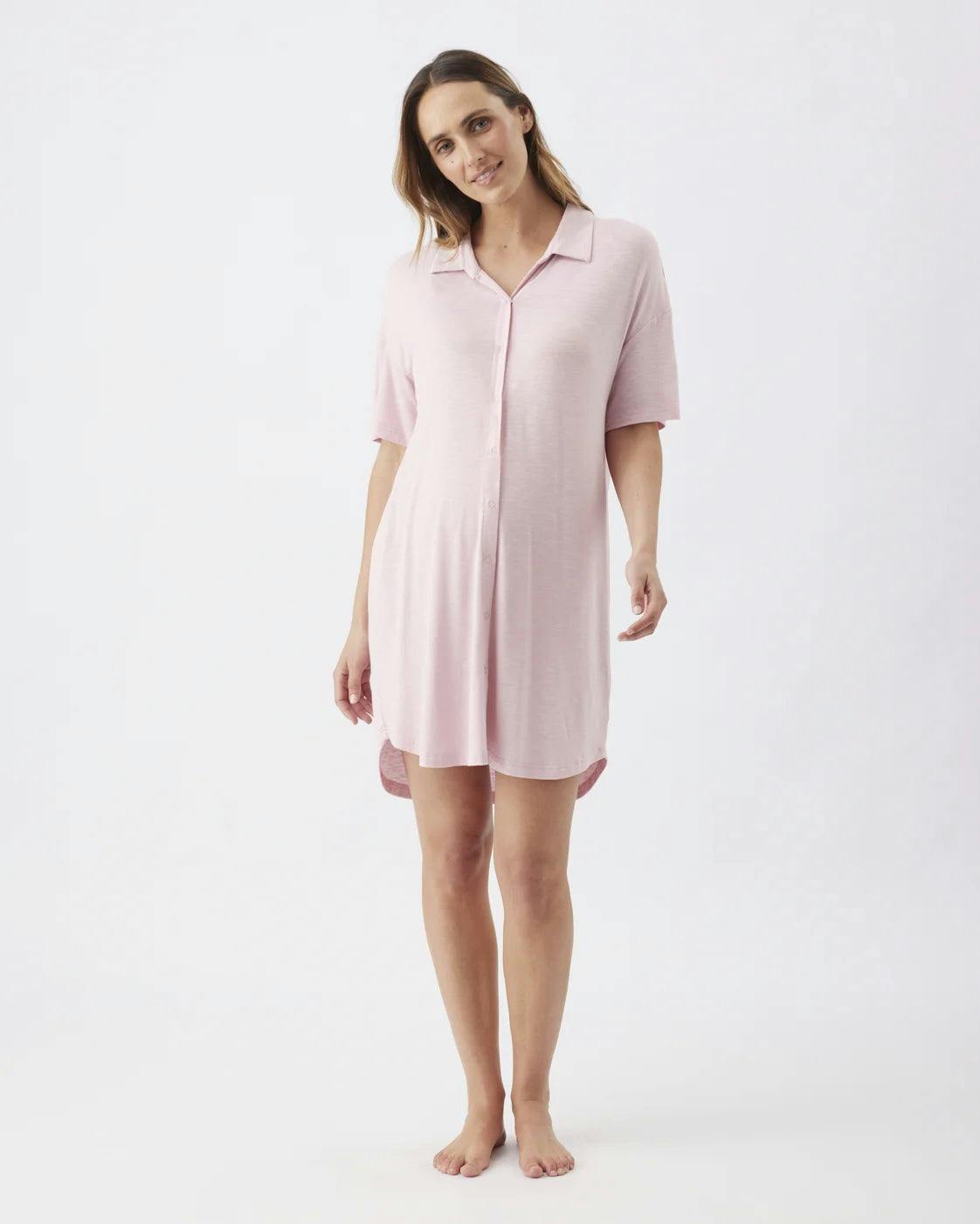 Dreamy Night Shirt Dusty Pink