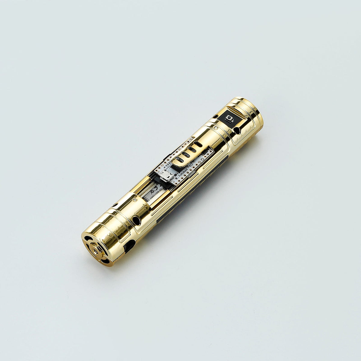 Proffieboard 2.2 Custom Lightsaber Replacement Chassis Core with Kill Switch – Gold Pogo Pin Board