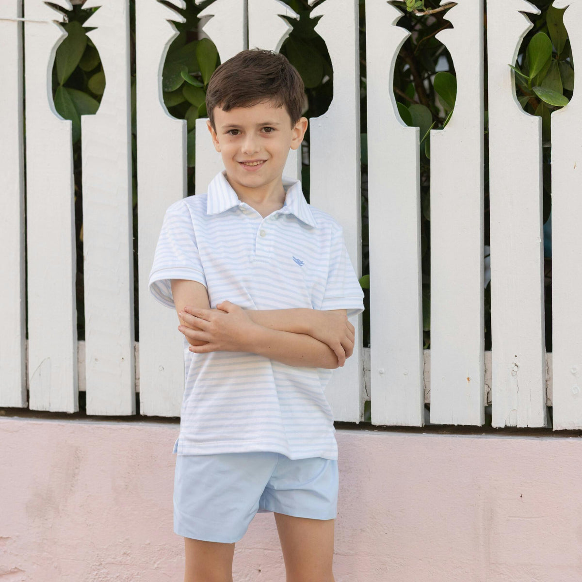Robert Shorts in Bailey's Bay Blue