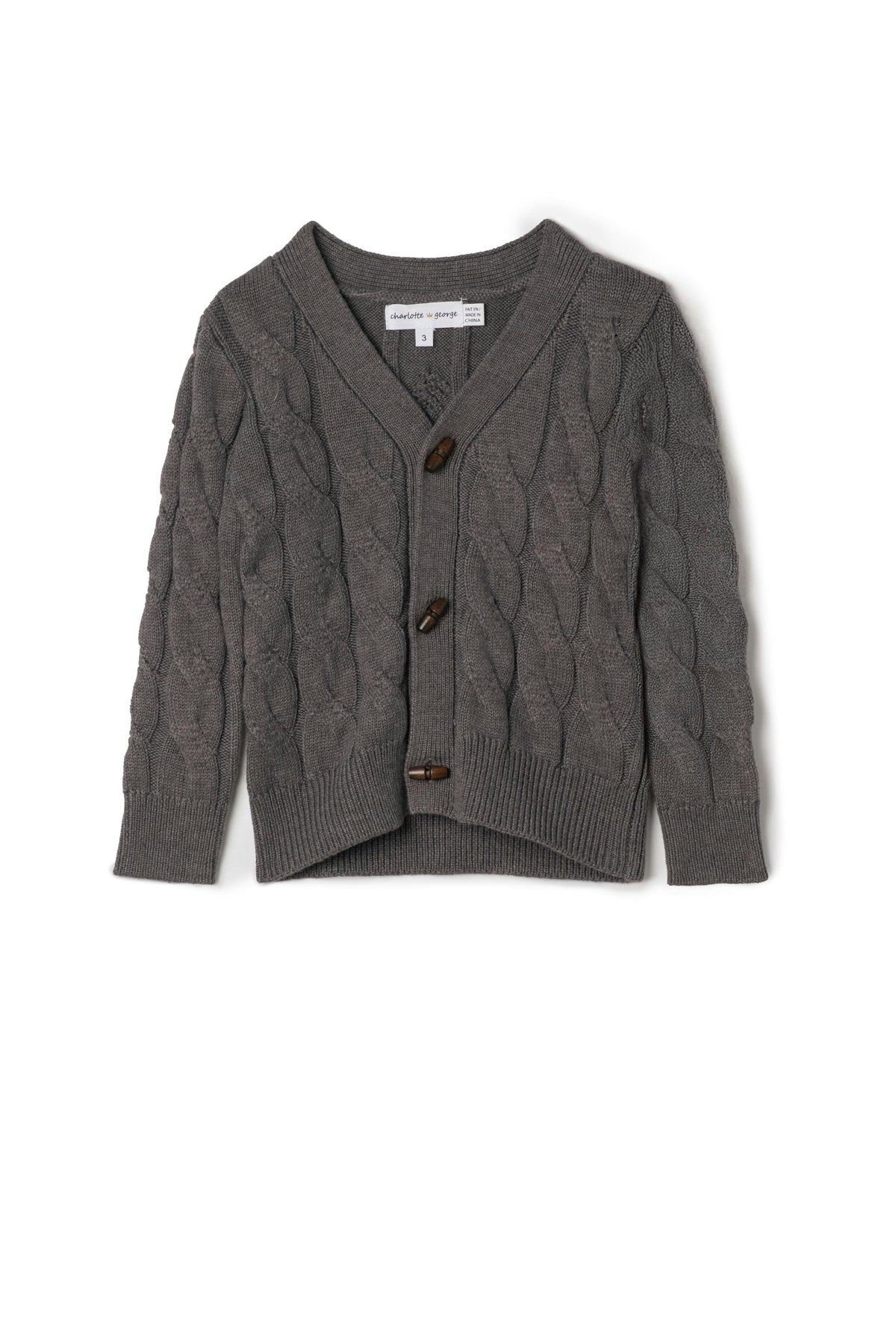 Cardigan Cable Knit Button Front Sweater