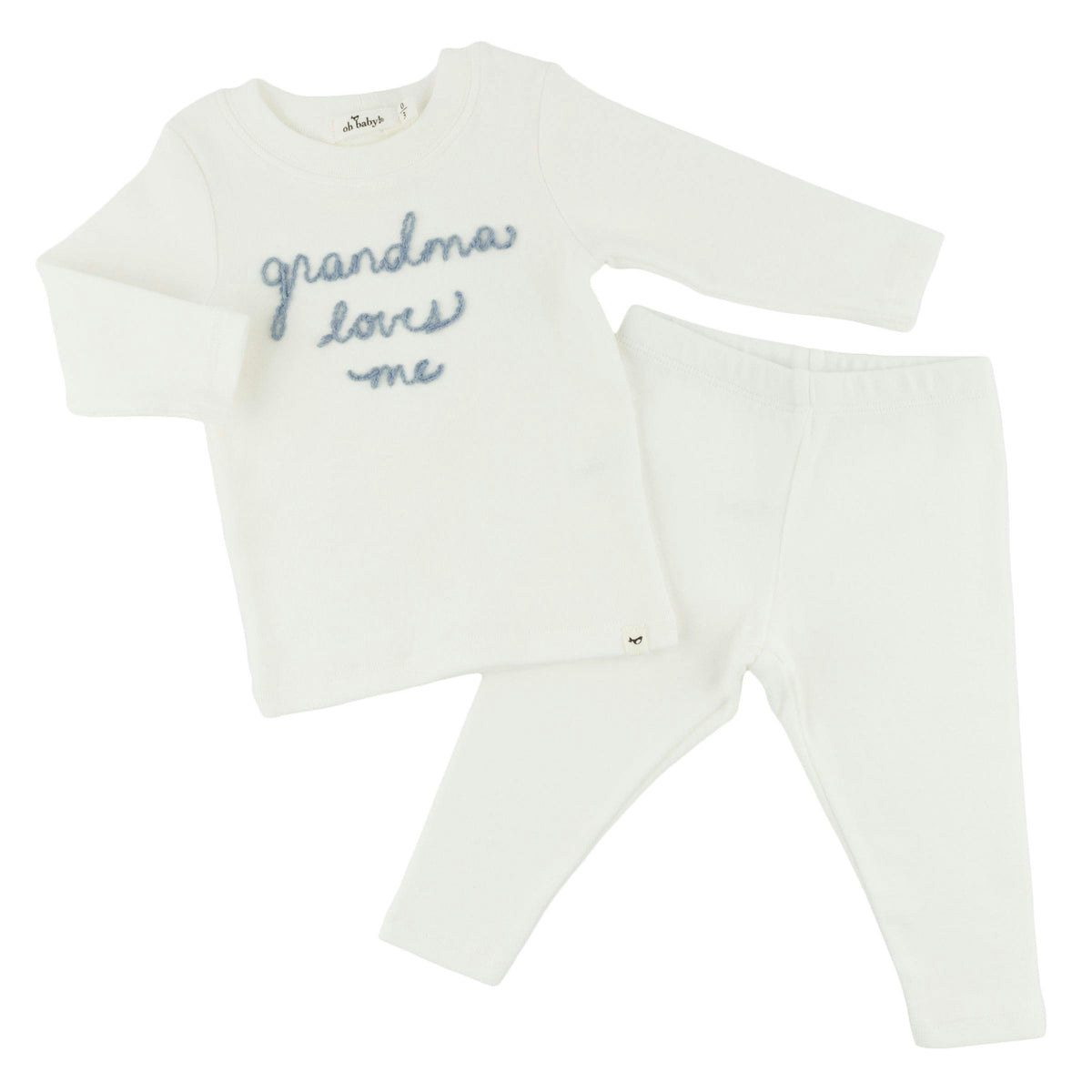 "grandma loves me" FOG Baby Rib 2pc Set