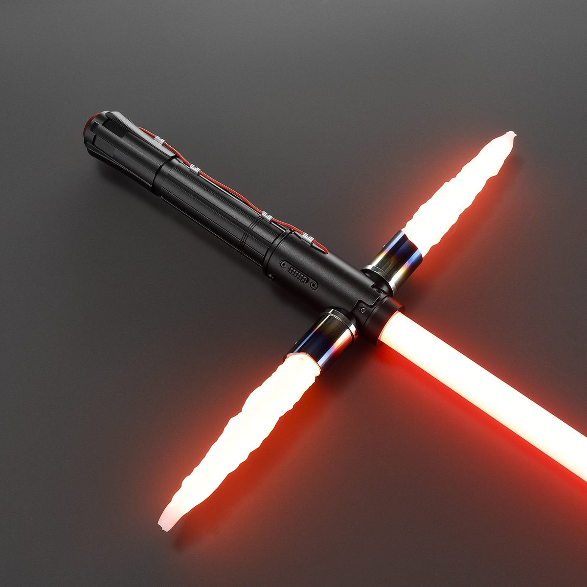 The Renegade Crossguard Lightsaber | Streamlined 3-Blade Dueling Saber