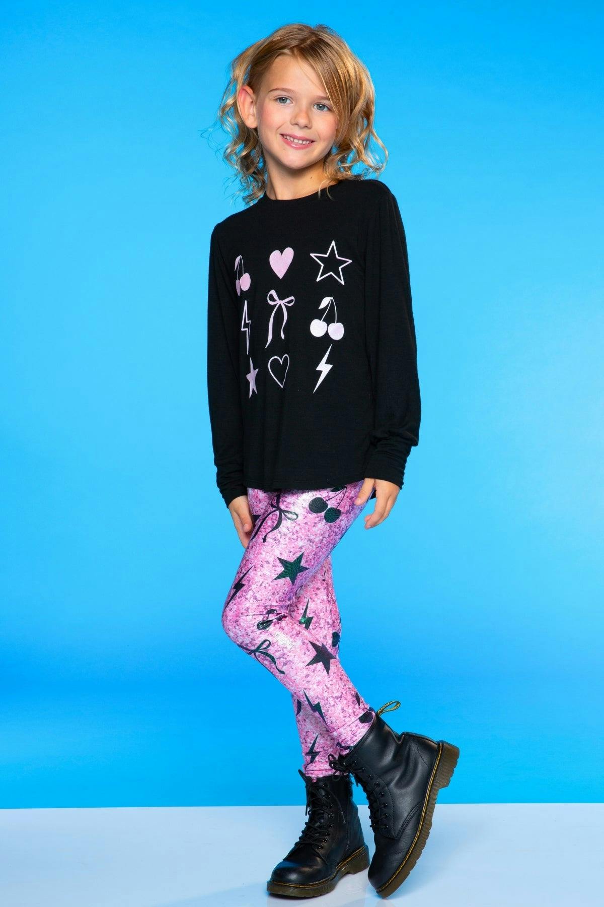 Glitter Foil High Shine Legging