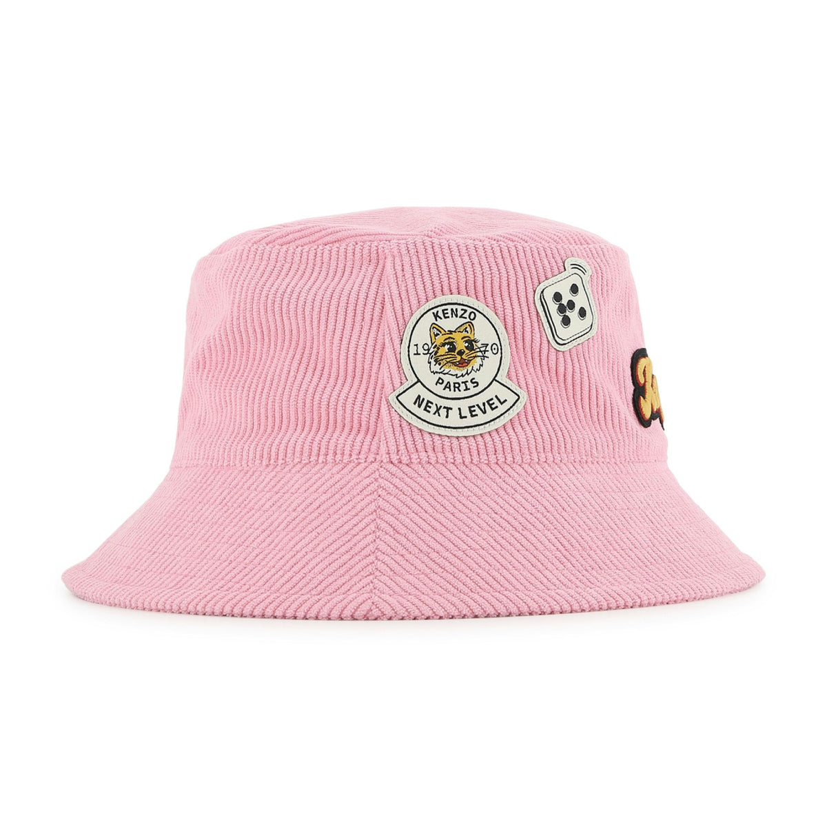 Pink Corduroy Bucket Hat