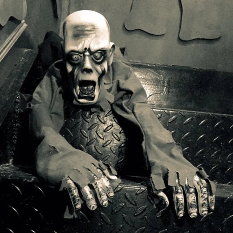 Crawling Zombie Ground Prop Halloween Decoration