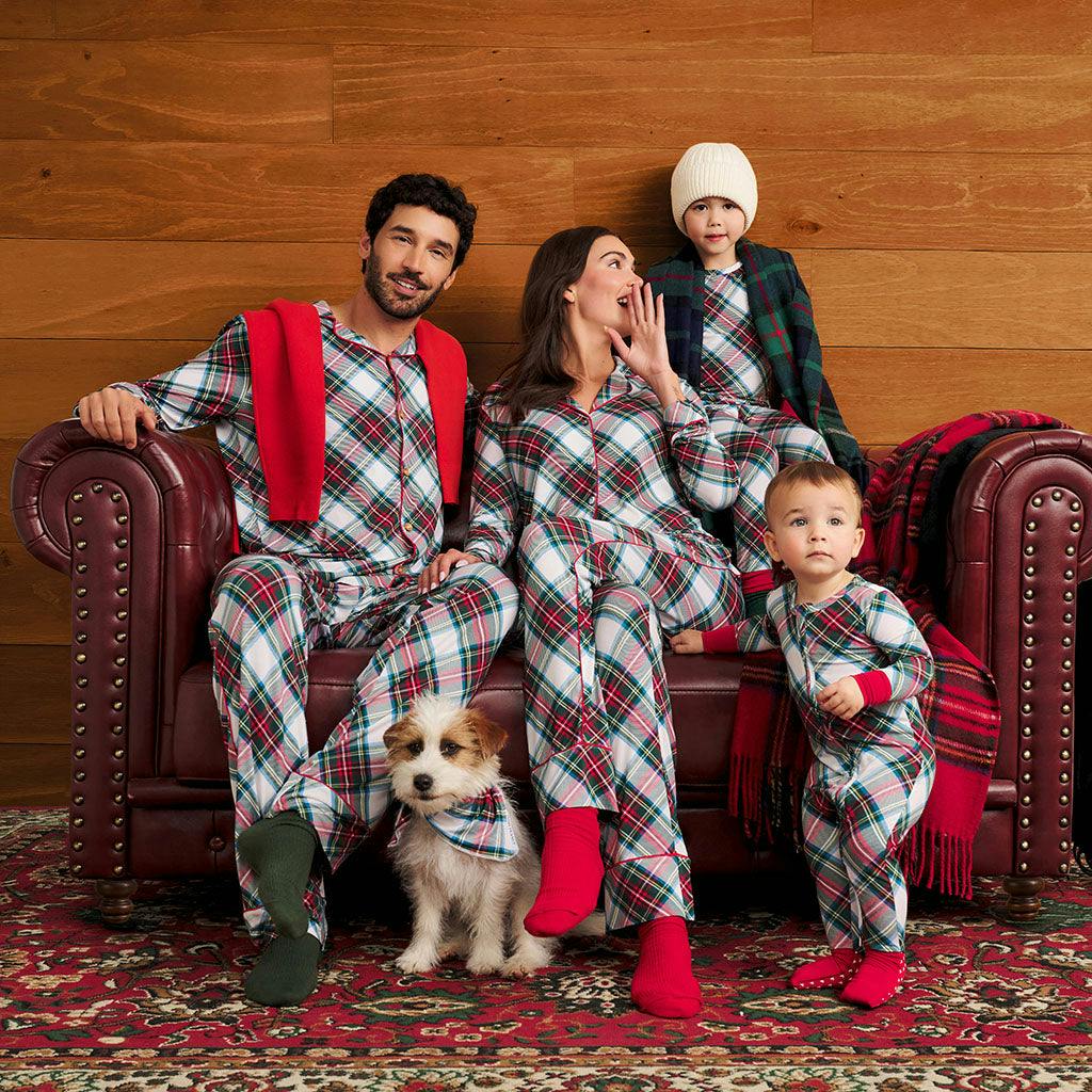 Portia Plaid Men's Luxe Pajama Pant Set