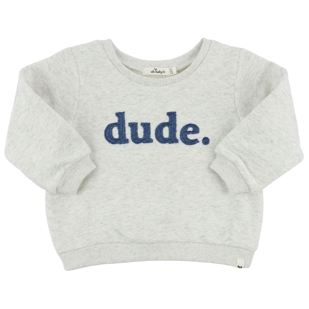 "dude" Denim Applique Brooklyn Boxy