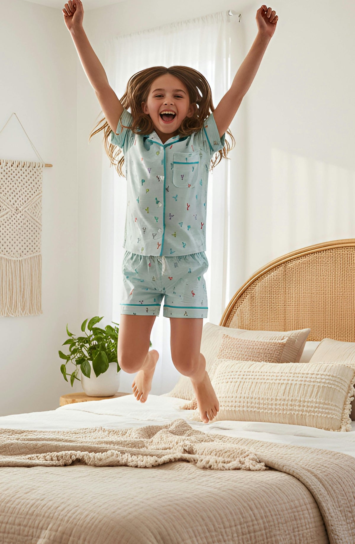 Multicolour Lobster Jersey Short Sleeve PJ Set