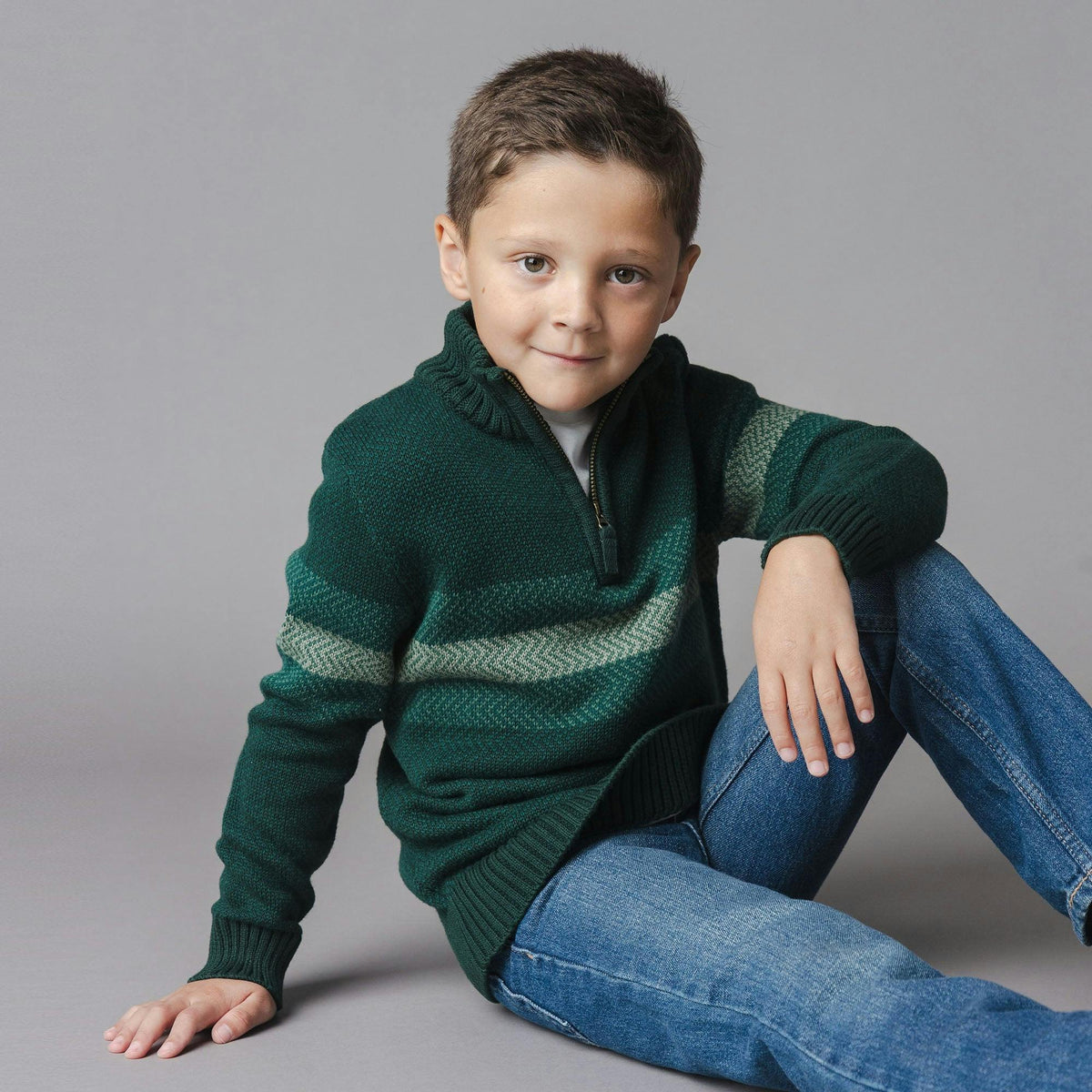 Organic Half Zip Sweater