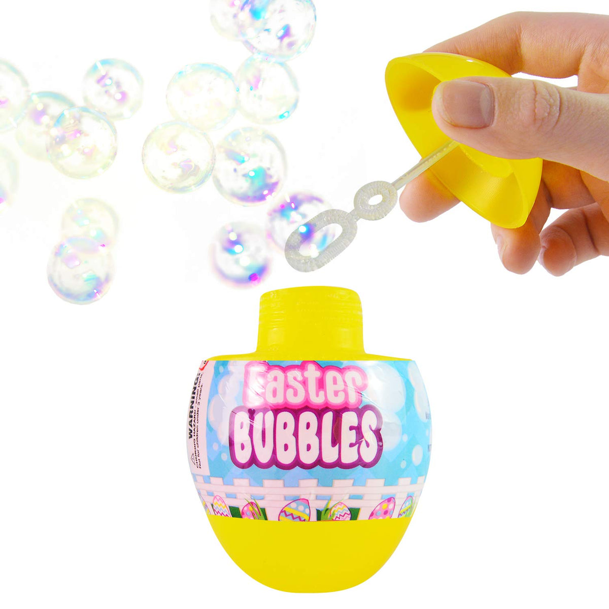 JOYIN 12 Easter Egg Bubble Wands