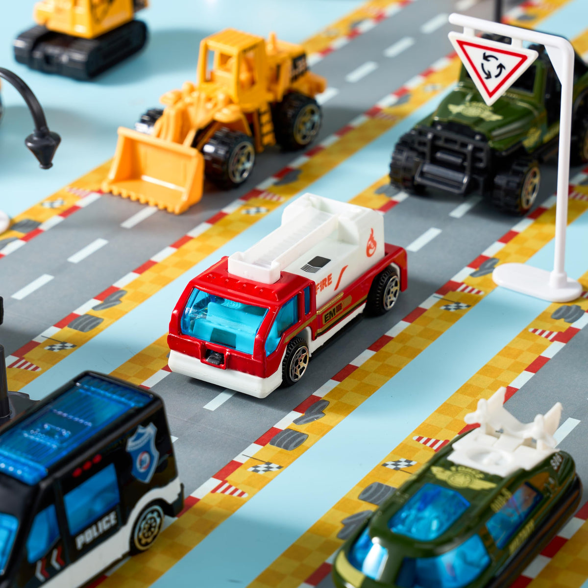 JOYIN 24 Pcs Prefilled Easter Eggs with Vehicle Toys
