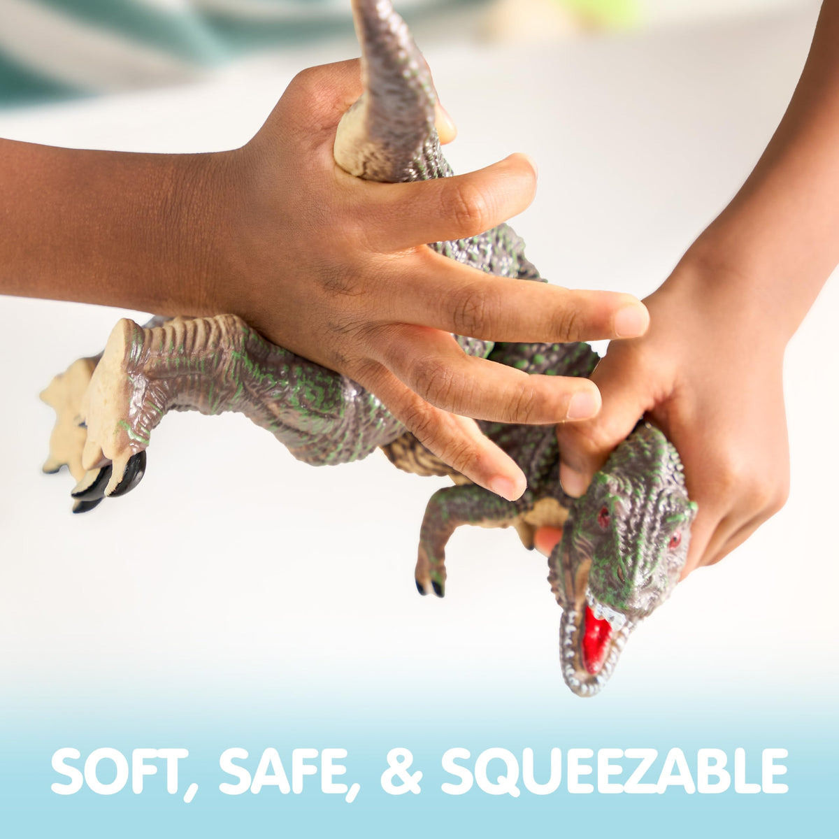 JOYIN 6Pcs Big Soft Dinosaur Toys Set for Toddlers