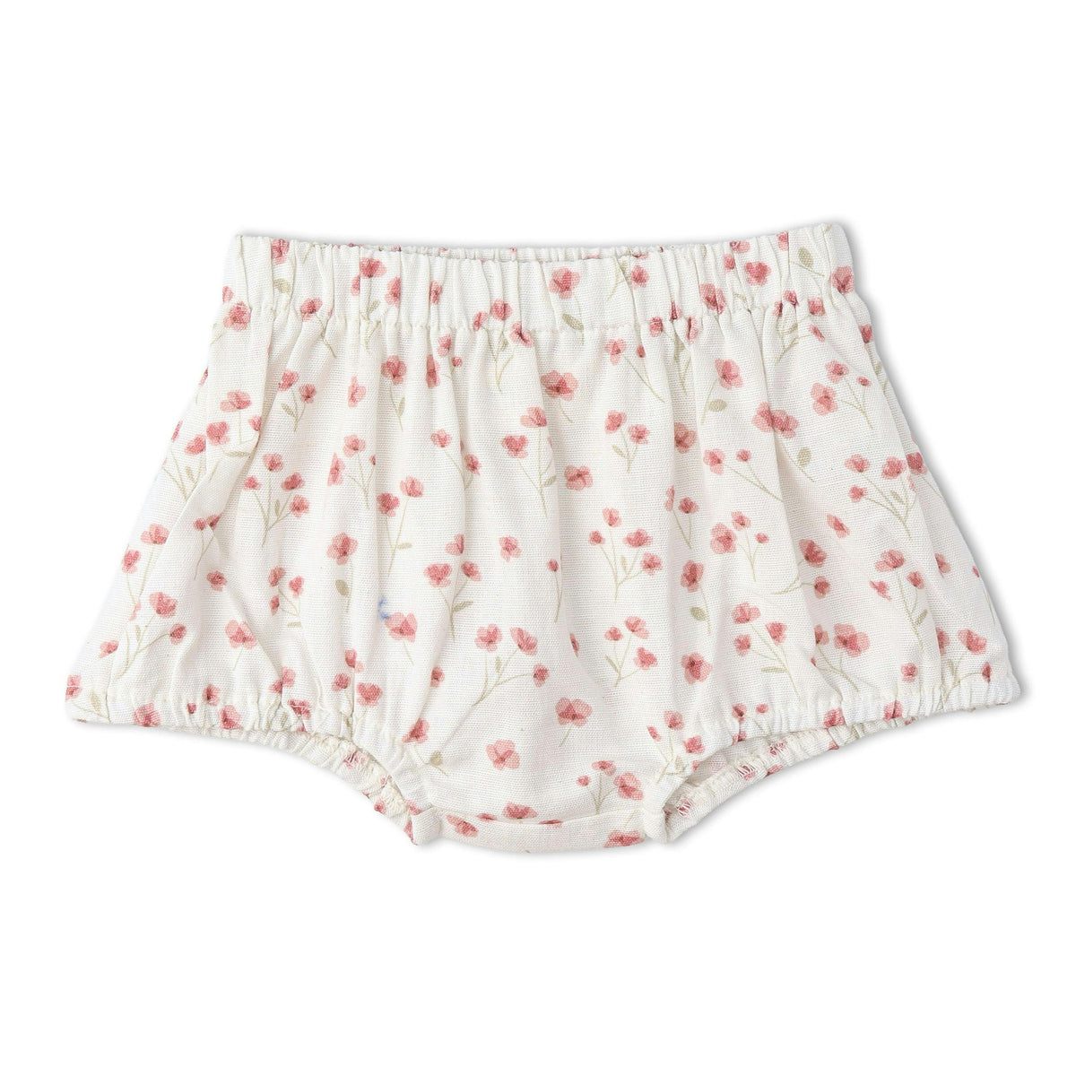 Organic Scalloped Top & Bloomers Set - Pink Bloom